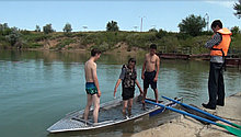 Гребная - моторная лодка Kazboat - 42