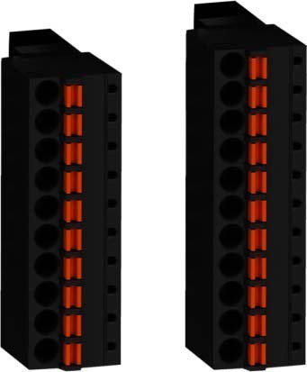 Комплект клеммных блоков для М221М и ТМ3 вход/выход пруж клеммы, фото 2