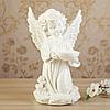 Статуэтка "Ангел с чашей", малый, белый, 34 см
