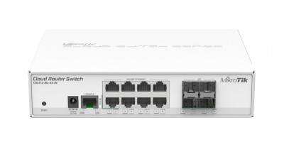 Коммутатор Cloud Router Switch Mikrotik CRS112-8G-4S-IN (RouterOS L5) - фото 1 - id-p54960407