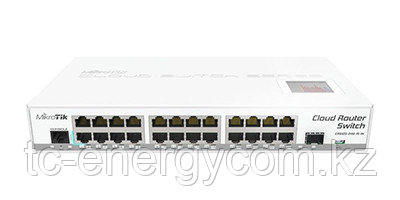 Коммутатор Cloud Router Switch Mikrotik 125-24G-1S-IN (RouterOS L5), настольный форм-фактор