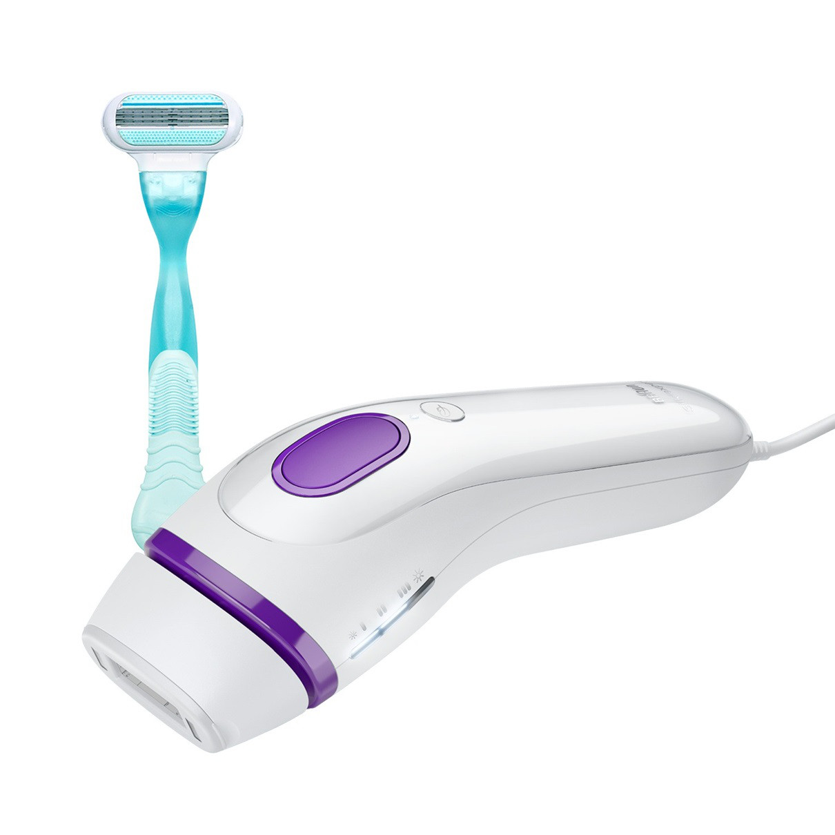 Фотоэпилятор BRAUN IPL BD3001 WHT/PUR BOX EURO