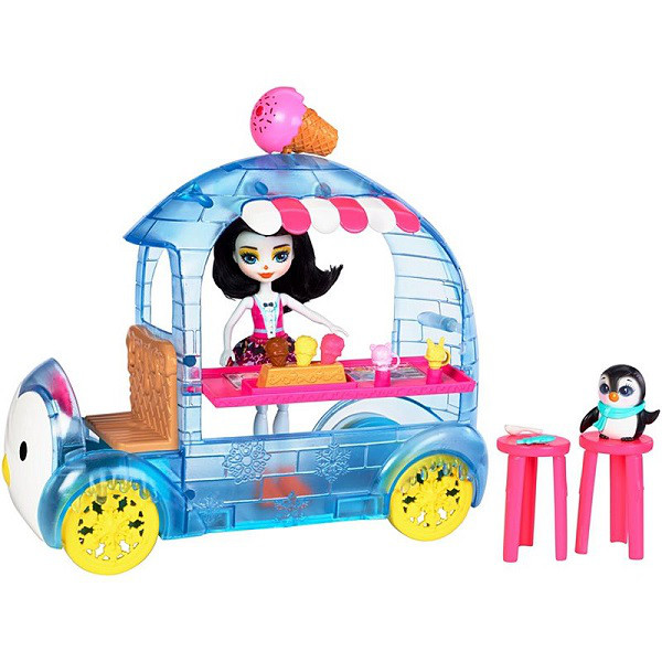 Mattel Enchantimals FKY58 Игровой набор "Фургончик мороженого Прины Пингвины"