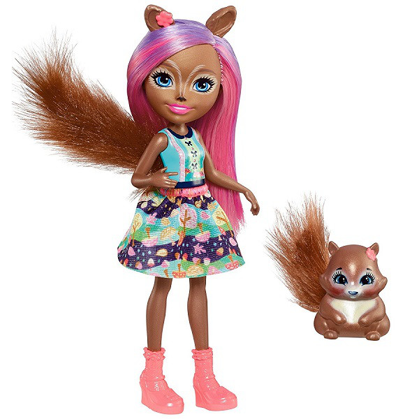 Mattel Enchantimals FMT61 Кукла с питомцем - Санча Белка