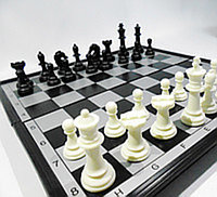 Настольная магнитная игра 3в1(Шахматы, Шашки, Нарды) 40*40 см