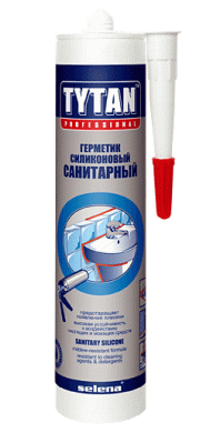 Герметик силиконовый бесцветный 310 мл TYTAN, фото 1