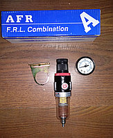 Фильтр масло-влагоотделительный одинарный, маленький с манометром AFR 2000