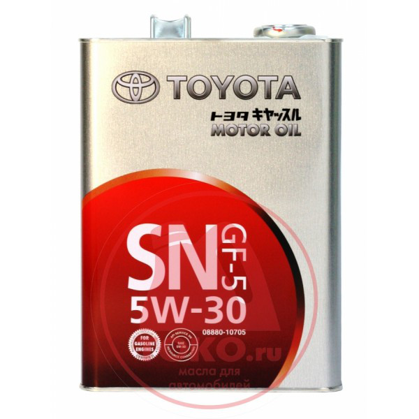 Mоторное масло Toyota 5w-30 SN GF-5 4L