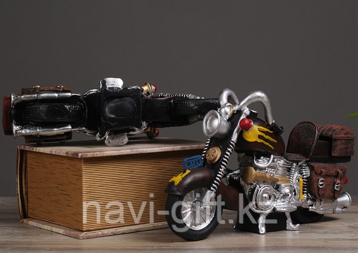 Сувенирный мотоцикл копилка, интерьерный 26*16см - фото 5 - id-p55010580