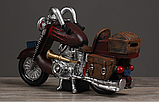 Сувенирный мотоцикл копилка, интерьерный 26*16см, фото 6