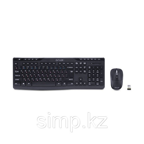 Комплект Клавиатура + Мышь Delux DLD-0605OGB