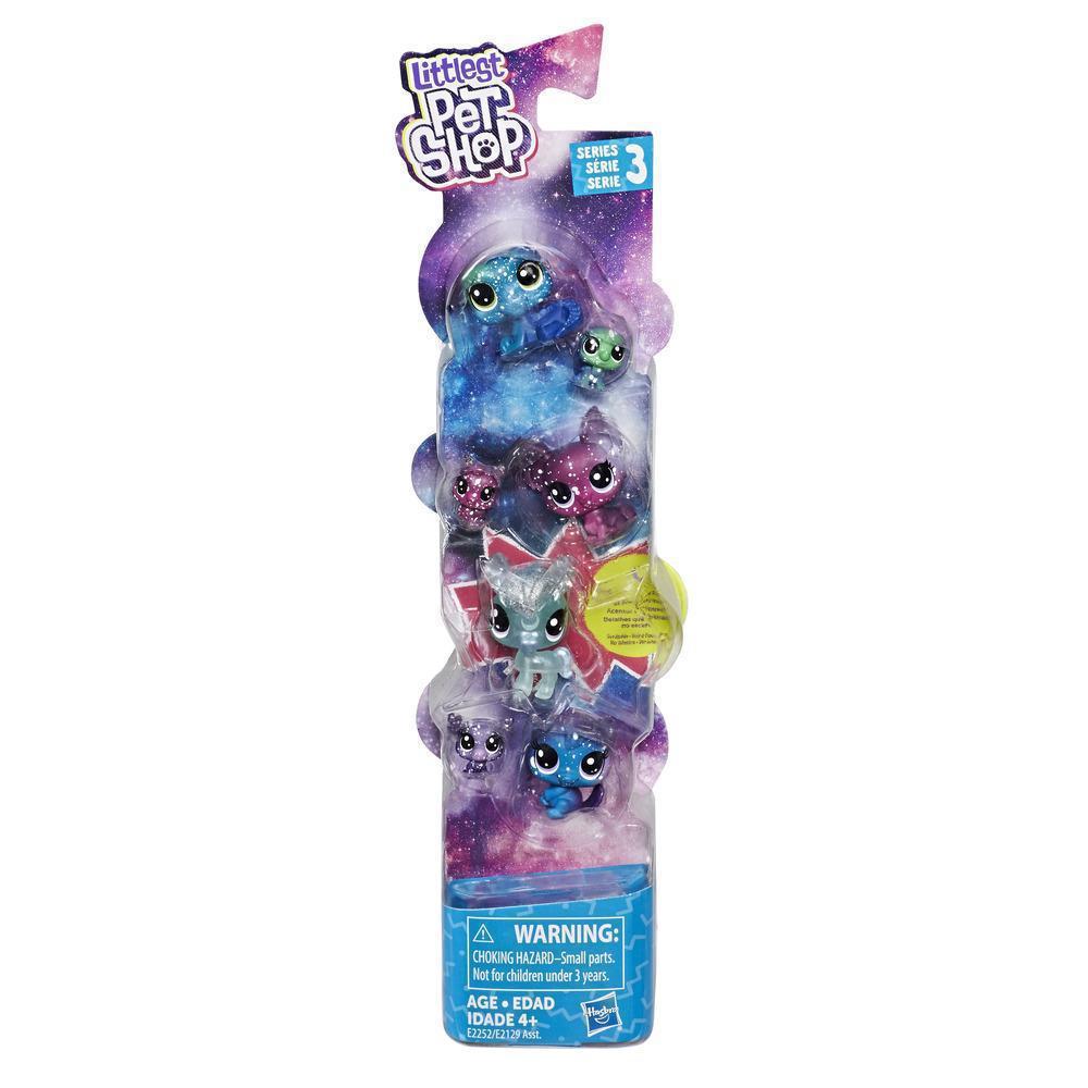 Hasbro Littlets Pet Shop Набор из 7 фигурок "Литл Пет Шоп" - Космическая коллекция E2252
