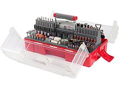 Гравер ЗУБР ЗГ-130ЭК H242, с набором мини-насадок в кейсе 242 предмета