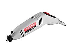 Гравер ЗУБР ЗГ-160ЭК, 15000-35000 об/мин цанга 3,2 мм, набор насадок, гибкий вал, штатив, 160 Вт, кейс