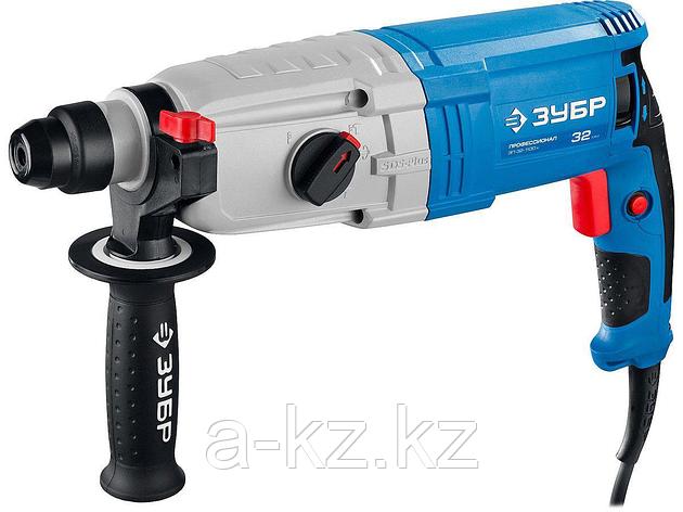 Перфоратор ЗУБР ЗП-32-1100 К, SDS-plus, серия ПРОФЕССИОНАЛ, реверс, горизонтальный, металлич редуктор, 3,4 Дж,, фото 1