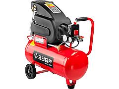 Компрессор воздушный поршневой ЗУБР ЗКПМ-220-24-1.5, МАСТЕР, масляный, 220л/мин, 24л, 8Атм, 1500Вт, 220В