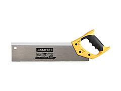 Ножовка по дереву для стусла STAYER 15365-35, MASTER, двухкомпонентная рукоятка, усиленный обушок, закаленный