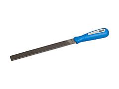 Напильник плоский ЗУБР 1611-20-2, ЭКСПЕРТ, двухкомпонентная рукоятка, № 2, 200 мм