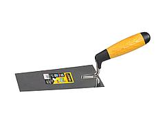 Кельма отделочника STAYER PROFI, трапеция, нерж. полотно, 2-х комп. рукоятка, 180мм, 08291-18