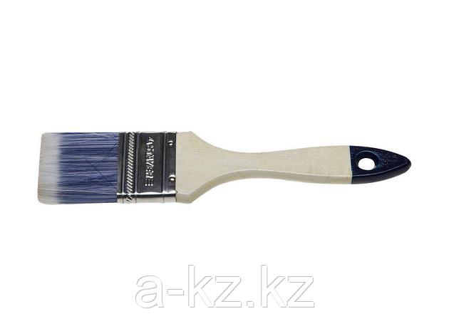 Кисть плоская малярная STAYER 01032-050, AQUA-STANDARD, искусственная щетина, деревянная ручка, 50 мм, фото 1