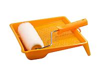 Валик малярный в наборе, STAYER, ВЕСТАН с ванночкой, 180мм, 0540-18