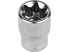 Головка торцовая ЗУБР 27719-20, МАСТЕР, (1/2), Cr-V, E-TORX, хроматированное покрытие, E20