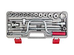 Набор инструментов торцовые головки НИЗ 2761-30, Шоферский инструмент №3, в пластиковом кейсе, 19 предметов