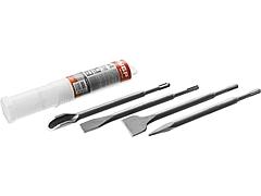 Набор зубил ЗУБР "МАСТЕР" SDS-Plus для перфораторов, 4шт