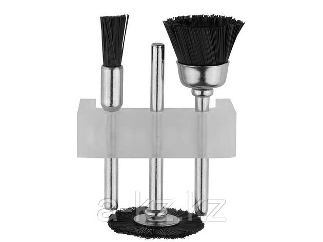 Щетка STAYER нейлоновая для чистки и полирования, 3шт, 29914-H3, фото 1