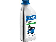 Минеральное масло для воздушных компрессоров ЗУБР ЗМК-ПС, ПНЕВМО-СТАНДАРТ, 1 л