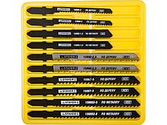 Пилки для электролобзика STAYER 15981-H10-3, PROFI МАСТЕР №3, по дереву, металлу и пластику, EU-хвостик, 10 шт