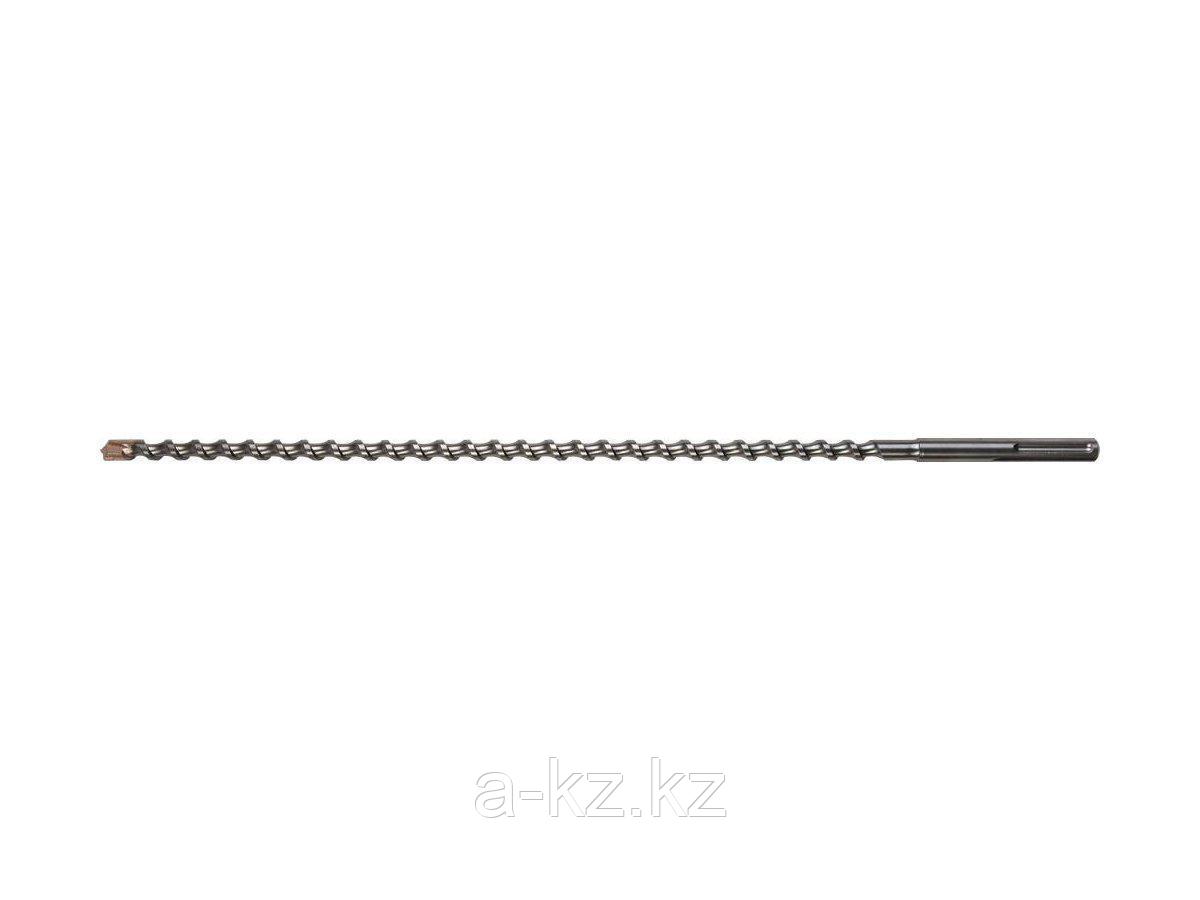 Бур sds max по бетону для перфоратора ЗУБР 29350-940-14_z01, 2 резца, спираль шнек, 14 х 940 мм