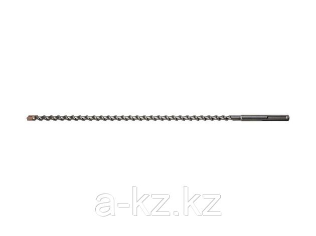 Бур sds max по бетону для перфоратора ЗУБР 29350-940-14_z01, 2 резца, спираль шнек, 14 х 940 мм, фото 1