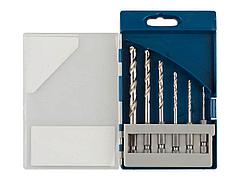 Набор ЗУБР Сверла ЭКСПЕРТ по металлу, шестигранный хвостовик 1/4, быстрорежущая сталь Р6М5, 2,3,4,5,6,8мм, 6