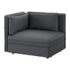 ВАЛЛЕНТУНА Секция дивана-кровати со спинкой, Хилларед темно-серыйИКЕА, IKEA