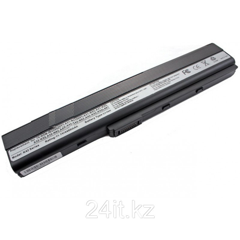 Аккумулятор для ноутбука Asus A32-B53/A32-K52 11,1 В/ 4400 мАч, черный
