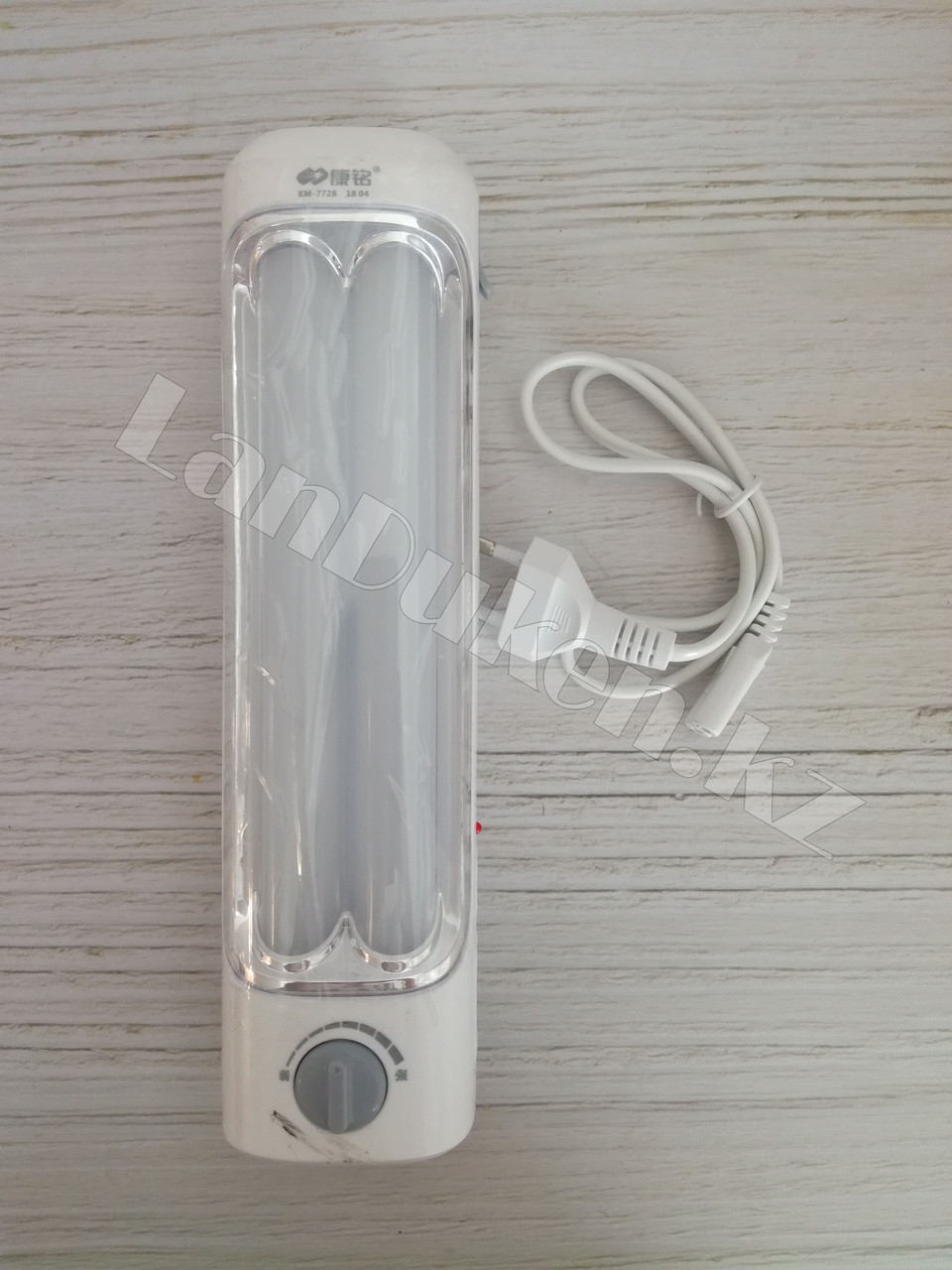 Настенный аккумуляторный светильник-фонарь с регулятором света KM-7728 LED - фото 4 - id-p54936333