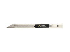 Нож канцелярский OLFA OL-SAC-1, для графических работ, корпус из нержавеющей стали, 9 мм