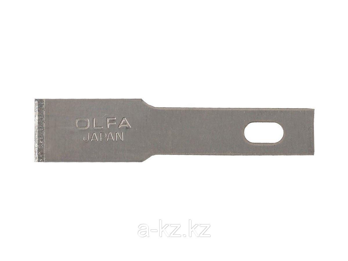 Сменное лезвие OLFA OL-KB4-F/5, лопаточные, для ножа арт. OL-AK-4, 6(8) х 35,5 х 0,55 мм, 5 шт. - фото 1 - id-p55043944