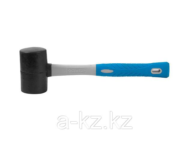 Киянка резиновая ЗУБР 2053-60_z01, ЭКСПЕРТ, черная, со стеклопластиковой ручкой, 60 мм, фото 2