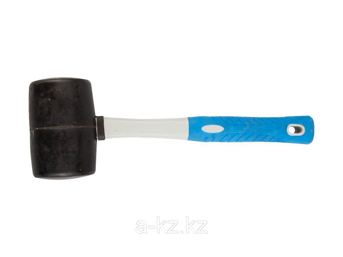 Киянка резиновая ЗУБР 2053-90_z01, ЭКСПЕРТ, черная, со стеклопластиковой ручкой, 90 мм