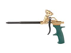 Пистолет для пены монтажной KRAFTOOL 06857, PRO GOLD-KRAFT, полностью латунный корпус