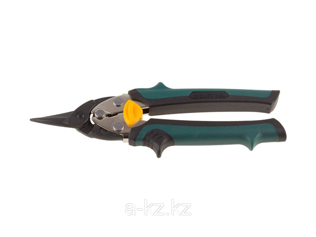 Ножницы по металлу ручные KRAFTOOL 2326-S, UNI-KRAFT, с двойной рычажной передачей, Cr-Mo, двухкомпонентная - фото 1 - id-p55044839