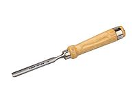 Стамеска-долото ЗУБР ЭКСПЕРТ полукруглая с деревянной ручкой, хромованадиевая сталь, 12мм, 1822-12_z01