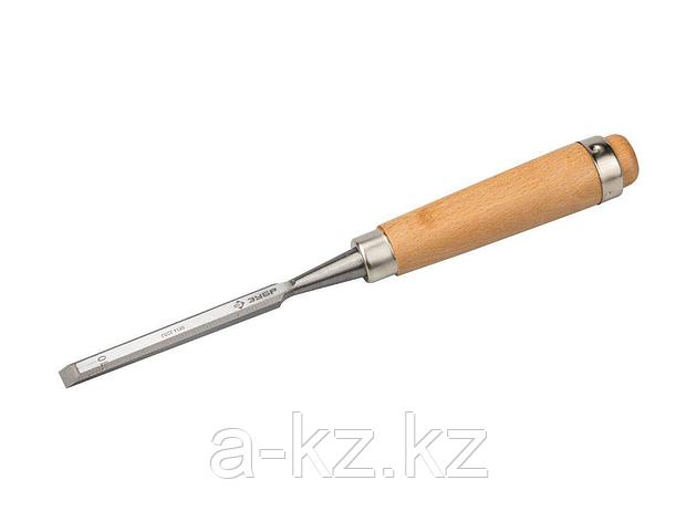 Стамеска-долото ЗУБР ЭКСПЕРТ с деревянной ручкой, хромованадиевая, 10мм, 18096-10, фото 2