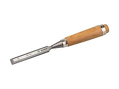 Стамеска-долото ЗУБР ЭКСПЕРТ с деревянной ручкой, хромованадиевая, 18мм, 18096-18