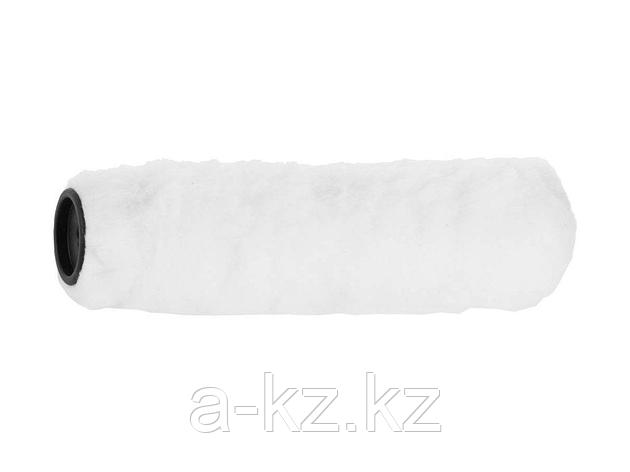 Ролик для малярных валиков ЗУБР 0305-S-25, СТАНДАРТ РАДУГА сменный меховой, ручка 6 мм,  240 мм, фото 2