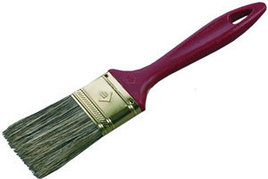 Кисть плоская ЗУБР "УНИВЕРСАЛ-ПРЕМИУМ" "КП-15", смешанная натуральная щетина, пластмассовая ручка, 25мм