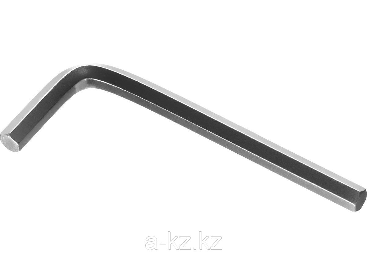 Ключ имбусовый ЗУБР 27453-6, МАСТЕР, хромованадиевая сталь, хромированное покрытие, 6 мм