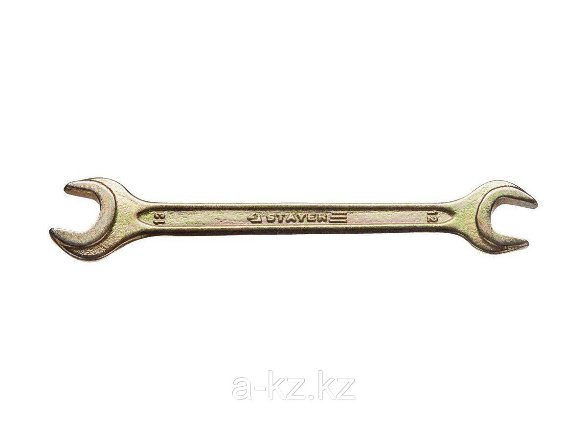 Ключ рожковый гаечный STAYER MASTER, 12х13мм, 27038-12-13
